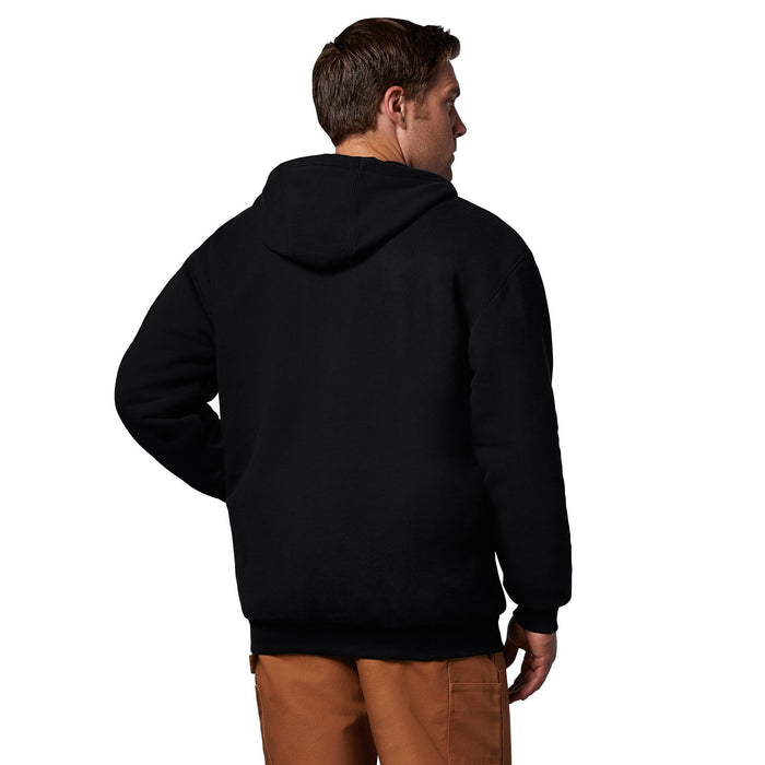 Hooded Full Zip Sweatshirt - Black